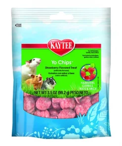 Kaytee Fiesta Strawberry Flavored Yogurt Chips Small Animal Treats