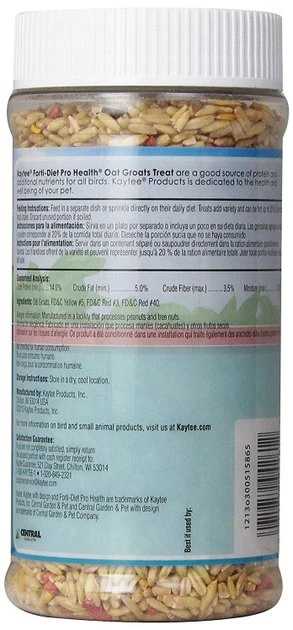 Kaytee Forti-Diet Pro Health Oat Groats Bird Treats 2 Kaytee Forti-Diet Pro Health Oat Groats Bird Treats - Image 2