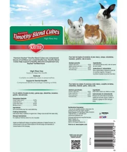 Kaytee Natural Timothy Blend Cubes Small Animal Treats -Kaytee Sales 2024 95336 pt8. SY630 V1581516556