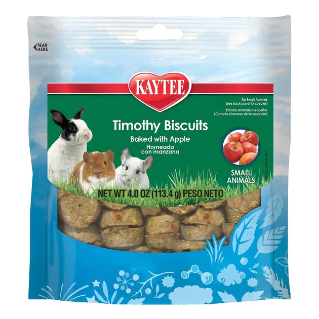 Kaytee Baked Apple Timothy Biscuit Small Animal Treats 1 Kaytee Baked Apple Timothy Biscuit Small Animal Treats
