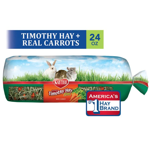 Kaytee Timothy Hay Plus Carrots Small Animal Treat 2 Kaytee Timothy Hay Plus Carrots Small Animal Treat - Image 2