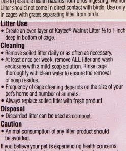 Kaytee Walnut Natural Bird Litter -Kaytee Sales 2024 95360 PT3. SY630 V1506969300