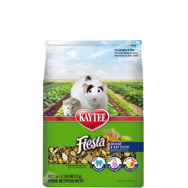 Kaytee Fiesta Gourmet Variety Diet Mouse & Rat Food 1 Kaytee Fiesta Gourmet Variety Diet Mouse & Rat Food