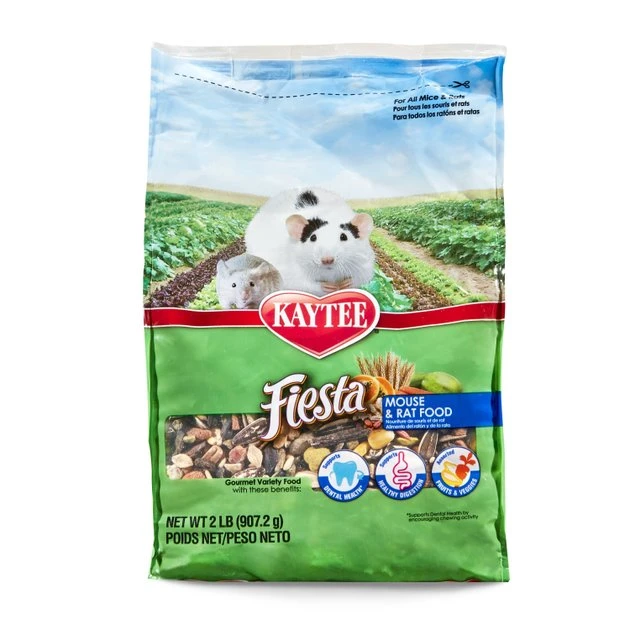 Kaytee Fiesta Gourmet Variety Diet Mouse & Rat Food 4 Kaytee Fiesta Gourmet Variety Diet Mouse & Rat Food - Image 4