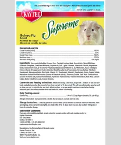 Kaytee Supreme Diet Guinea Pig Food -Kaytee Sales 2024 95576 PT4. SY630 V1623682139